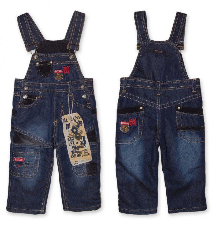 Фото - джинсовый комбинезон на флисе цена 255 грн. за штуку - Леопольд