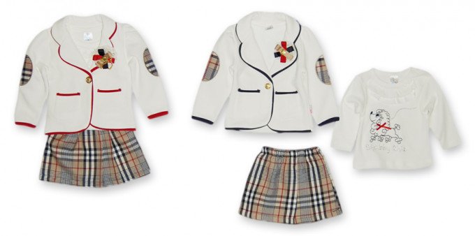 Фото - модний костюм-трійка для дівчаток Туреччина ціна 364 грн. за комплект - Леопольд