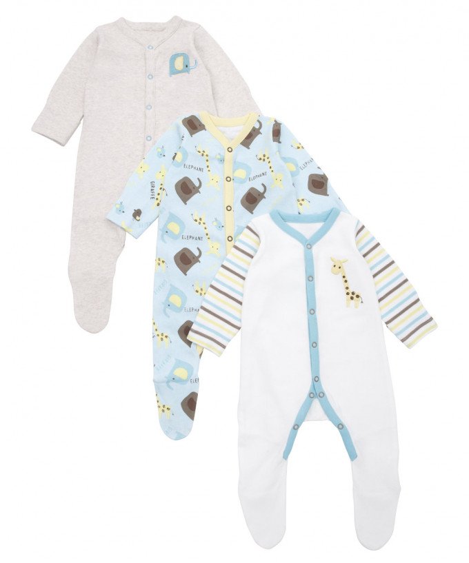 Фото - комплект человечков унисекс (3 шт) в роддом цена 320 грн. за комплект - Леопольд