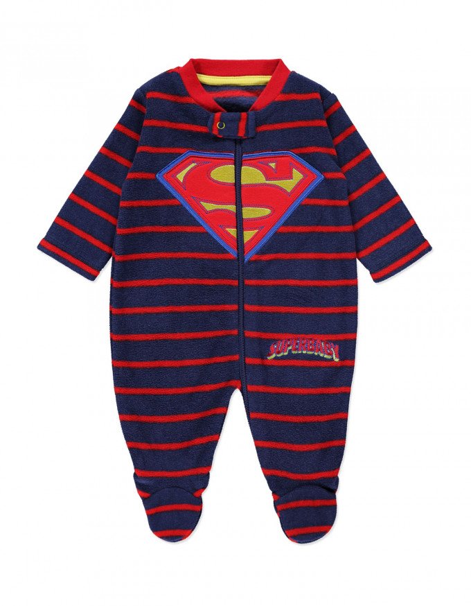 Фото - флисовый детский человечек Супермен цена 275 грн. за штуку - Леопольд