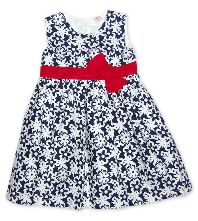 Фото - темно-синя сукня з білими квітами Laura Ashley ціна 375 грн. за штуку - Леопольд