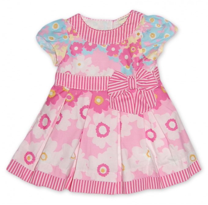 Фото - розовое платье для крохи от Laura Ashley цена 375 грн. за комплект - Леопольд