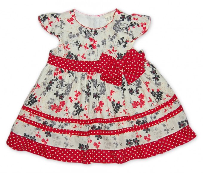 Фото - платье с цветочным узором в комплекте с трусиками цена 375 грн. за комплект - Леопольд
