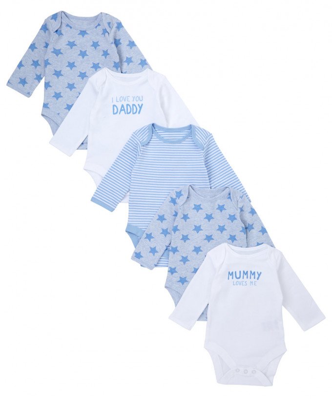 Фото - комплект бодиков (5 шт) от Mothercare цена 330 грн. за комплект - Леопольд