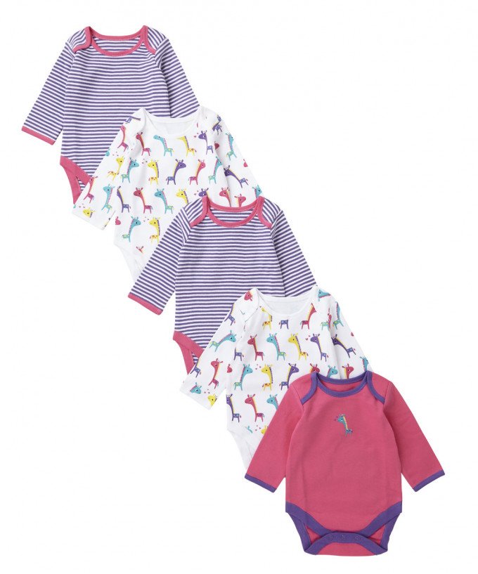 Фото - комплект бодиков (5 шт) от Mothercare цена 330 грн. за комплект - Леопольд