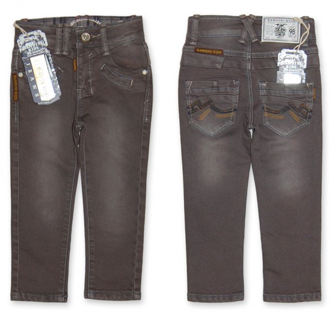 Фото - світло-коричневі джинси-стрейч для хлопчика ціна 550 грн. за штуку - Леопольд