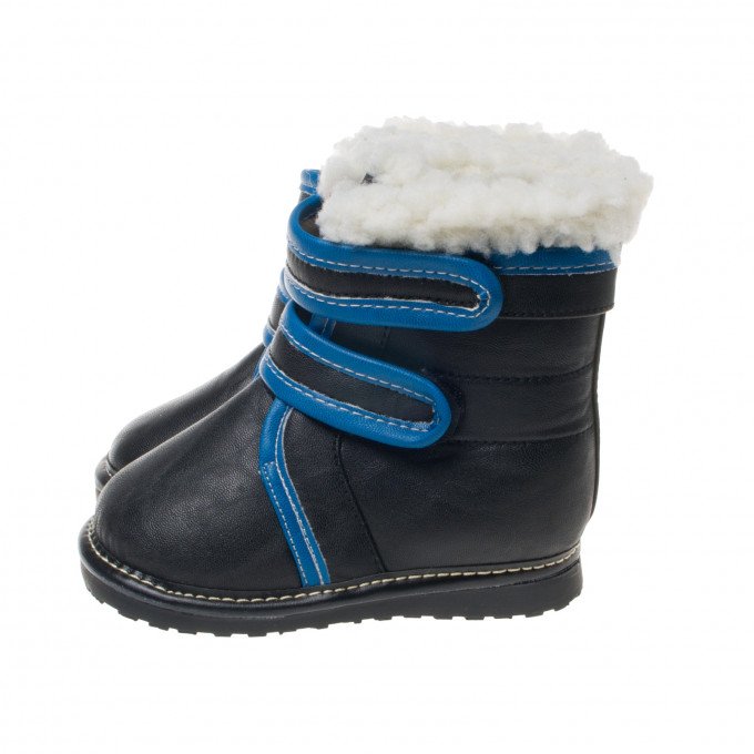 Фото - детские демисезонные сапожки на меху цена 270 грн. за пару - Леопольд