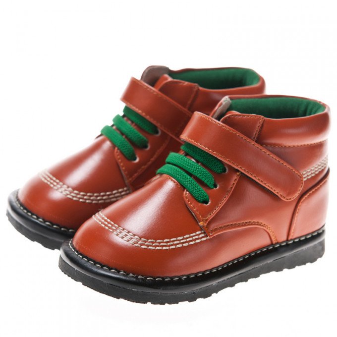 Фото - стильные оранжевые ботиночки цена 235 грн. за пару - Леопольд