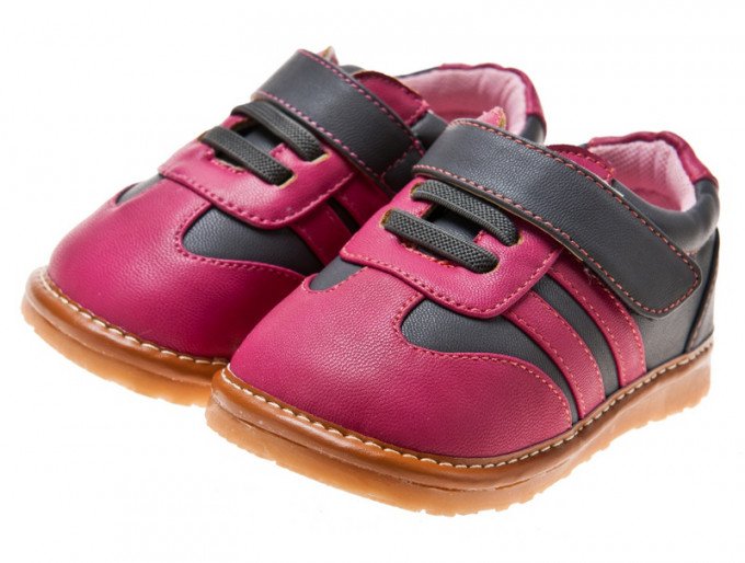 Фото - рожеві кросівочки на липучці ціна 445 грн. за пару - Леопольд