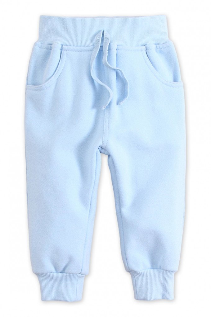 Фото - чудові теплі блакитні спортивні штанці для хлопчика ціна 215 грн. за штуку - Леопольд