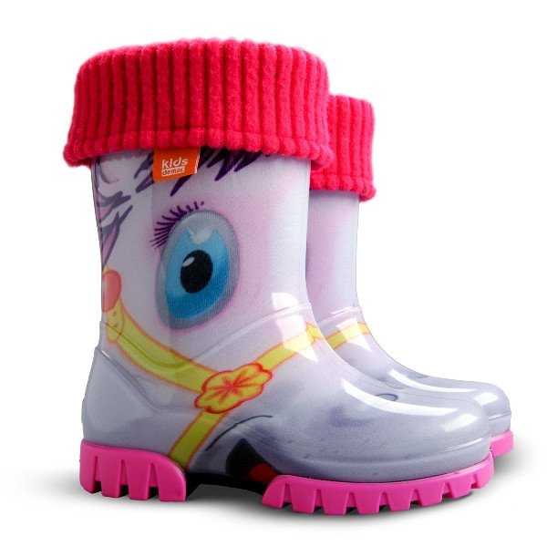 Фото - гумові чобітки Поні для дівчинки ціна 395 грн. за пару - Леопольд