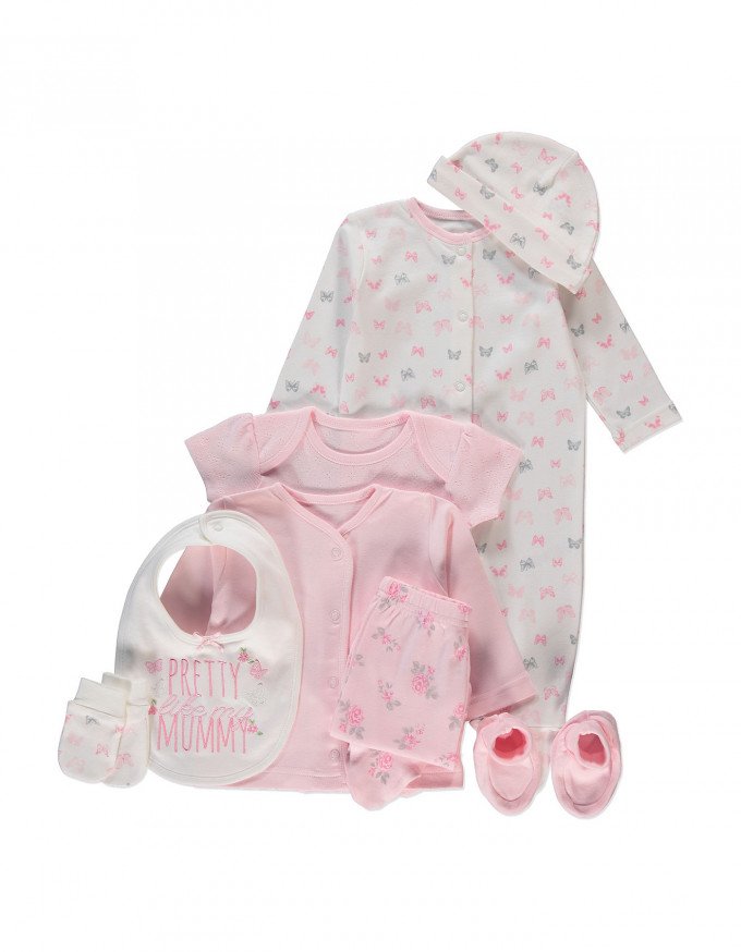 Фото - нежный комплект из 8 предметов Бабочки цена 545 грн. за комплект - Леопольд