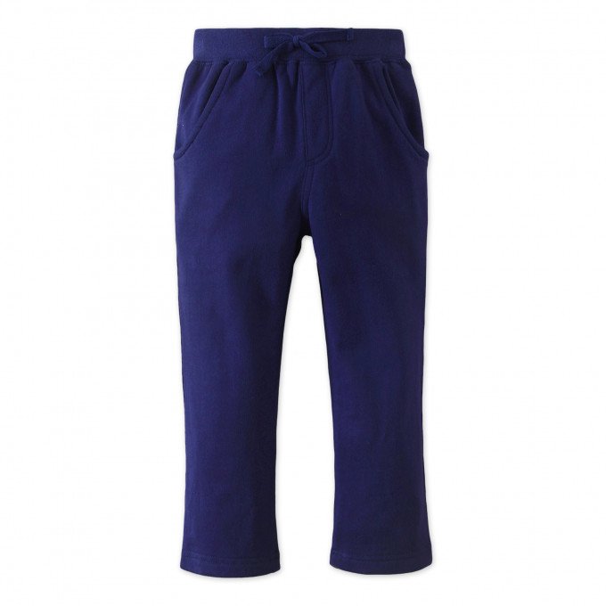 Фото - синие трикотажные штанишки прямого кроя унисекс цена 160 грн. за штуку - Леопольд