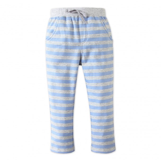 Фото - полосатые штанишки прямого кроя на мальчика цена 160 грн. за штуку - Леопольд
