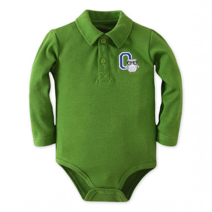 Фото - чудовий зелений бодік для малюка ціна 125 грн. за штуку - Леопольд
