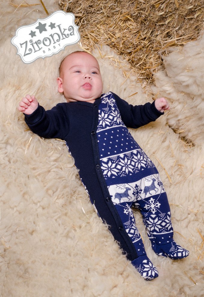 Фото - теплый человечек для малыша Снежинки цена 235 грн. за штуку - Леопольд