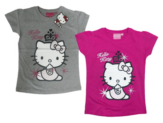 Фото - футболочки Hello Kitty для дівчаток ціна 180 грн. за штуку - Леопольд