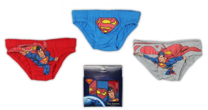 Фото - комплект трусів (3 шт) Супермен ціна 105 грн. за комплект - Леопольд