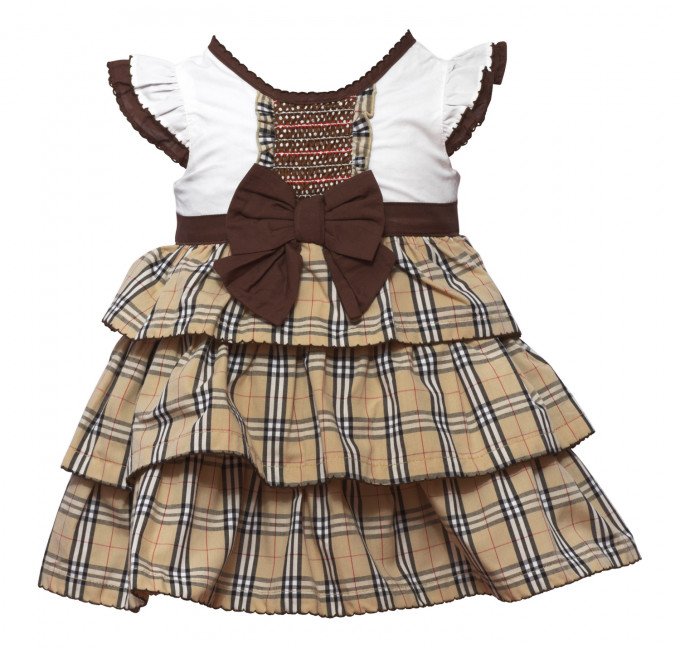 Фото - модное платье в клеточку в комплекте с трусиками для девочки цена 375 грн. за комплект - Леопольд