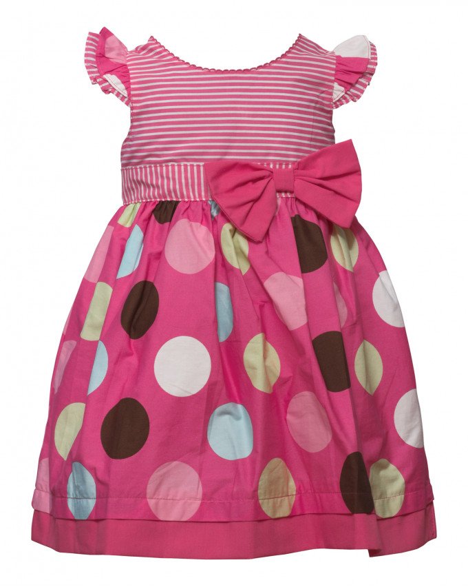 Фото - очаровательное платье в наборе с трусиками для маленькой модницы цена 375 грн. за комплект - Леопольд
