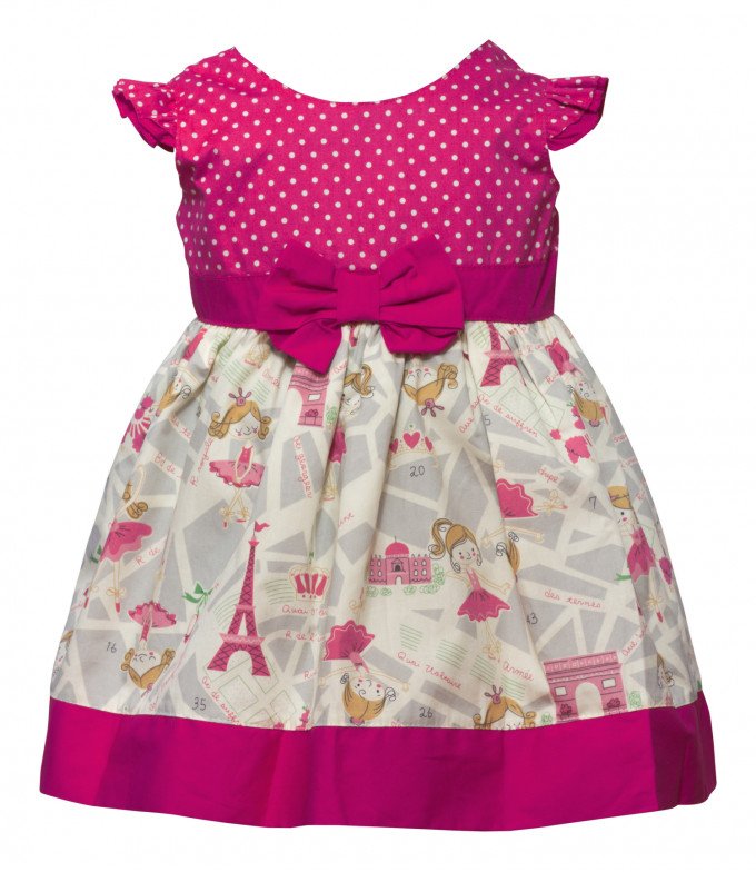 Фото - модное платье Парижанка для маленькой девочки цена 375 грн. за комплект - Леопольд
