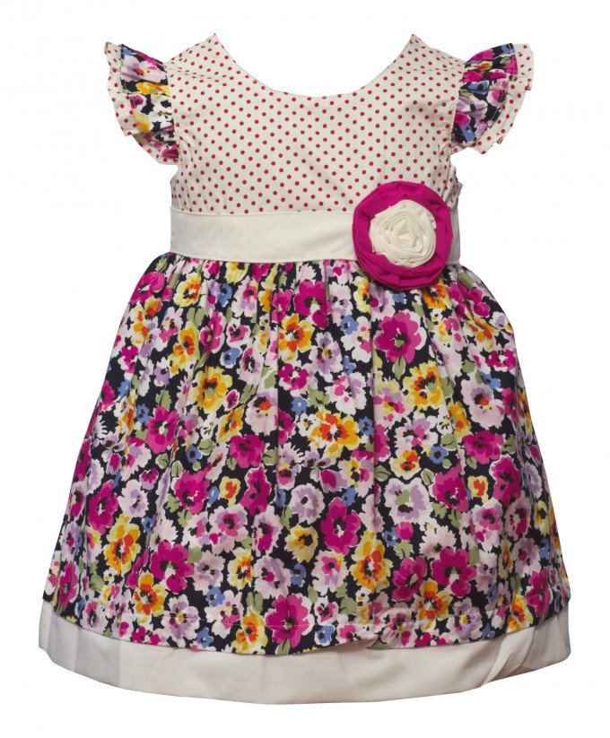 Фото - платье Яркие цветочки для девочки цена 375 грн. за комплект - Леопольд