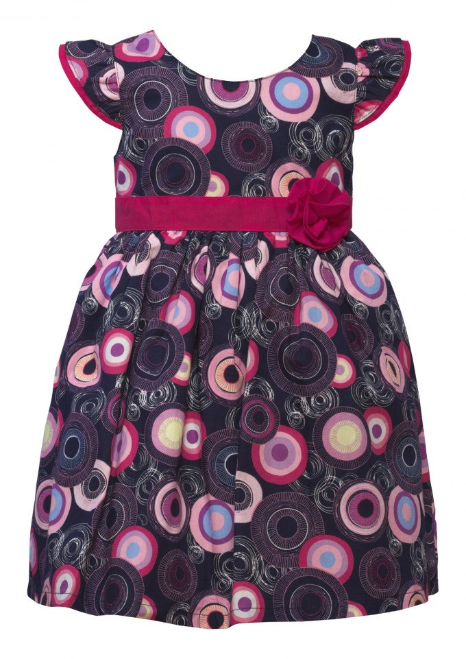 Фото - платье с интересным принтом для девочки цена 375 грн. за штуку - Леопольд