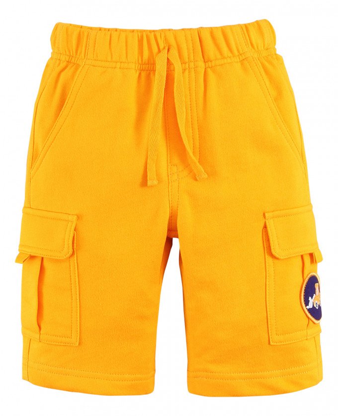 Фото - чудные оранжевые шортики с боковыми карманами для мальчика цена 195 грн. за штуку - Леопольд