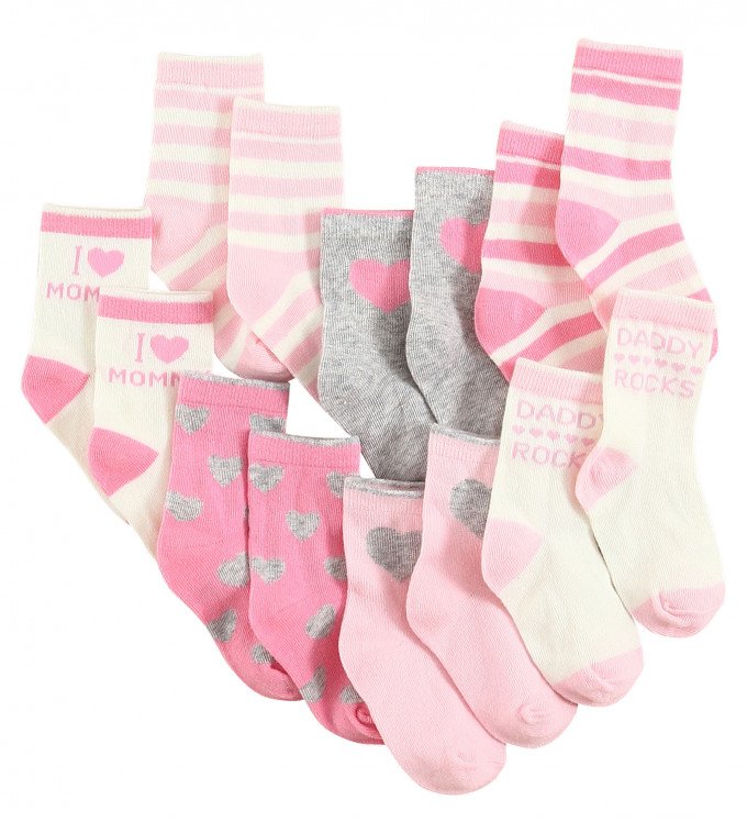 Фото - чудовий набір з 7 пар шкарпеток для дівчинки ціна 180 грн. за комплект - Леопольд