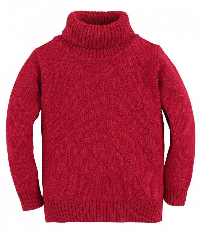 Фото - чудесный красного цвета вязаный гольфик унисекс цена 355 грн. за штуку - Леопольд