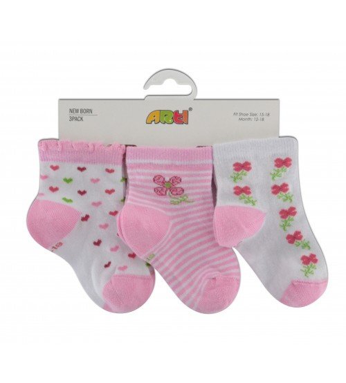 Фото - комплект носочков в розовых тонах для менькой девочки цена 777 грн. за комплект - Леопольд