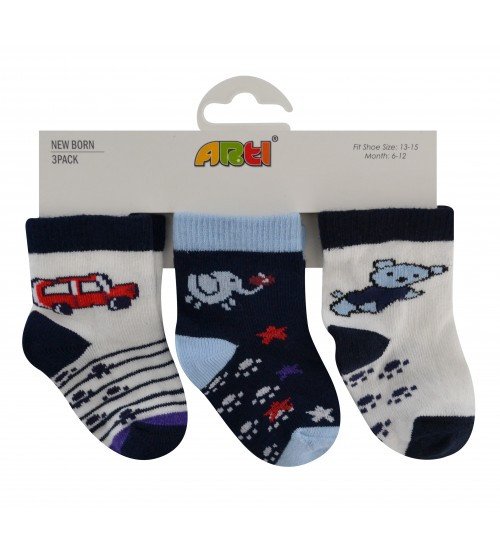 Фото - набір з 3-х шкарпеток для новонародженого ціна 70 грн. за комплект - Леопольд