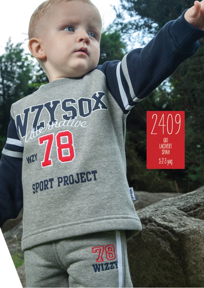 Фото - сірий комплект на байку для маленького спортсмена ціна 300 грн. за комплект - Леопольд