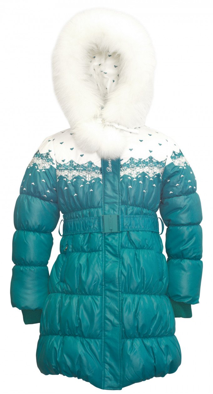 Фото - гарне темно-бірюзове зимове пальто ціна 2500 грн. за штуку - Леопольд