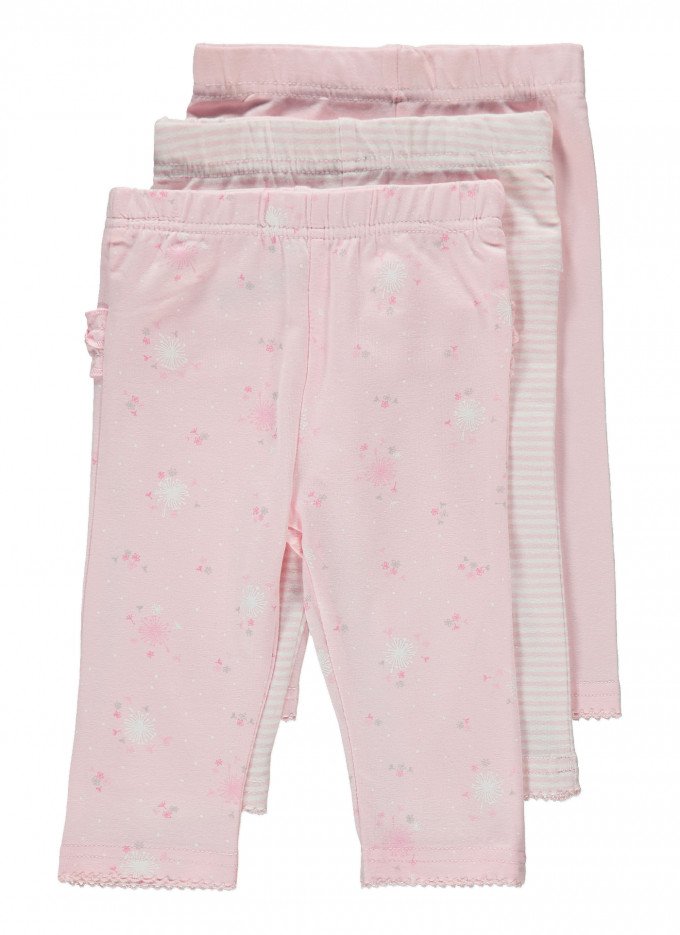 Фото - набор из трех лосин в розовых тонах для девочки цена 325 грн. за комплект - Леопольд