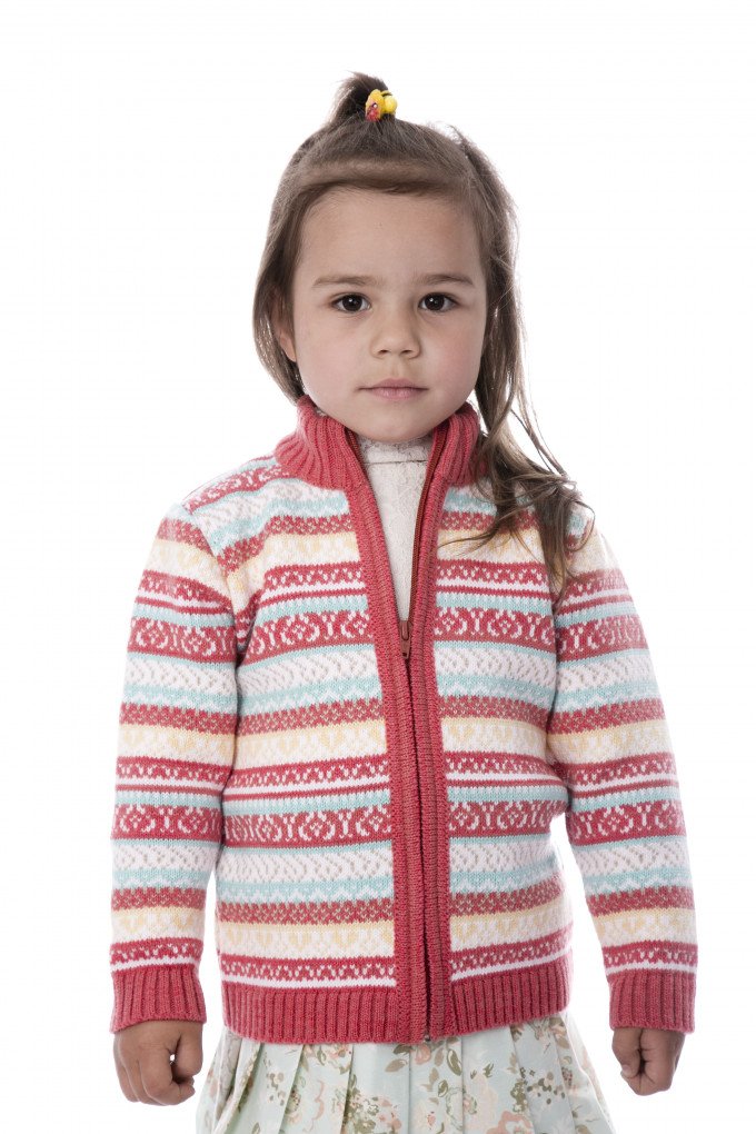 Фото - замечательный теплый кардиган для девочки цена 287 грн. за штуку - Леопольд