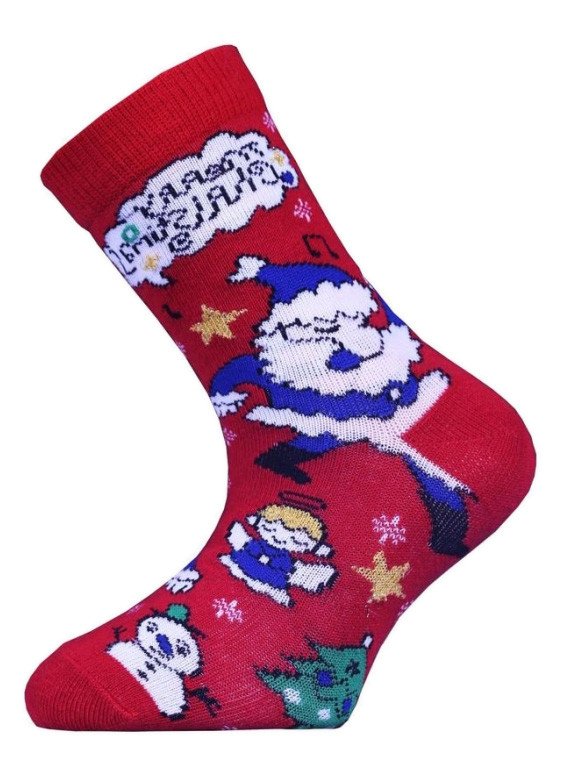 Фото - дитячі шкарпетки Санта унісекс ціна 25 грн. за пару - Леопольд