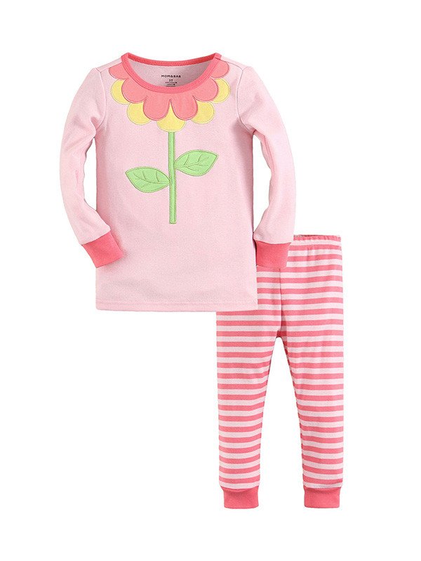 Фото - пижама Цветочек для девочки цена 299 грн. за комплект - Леопольд