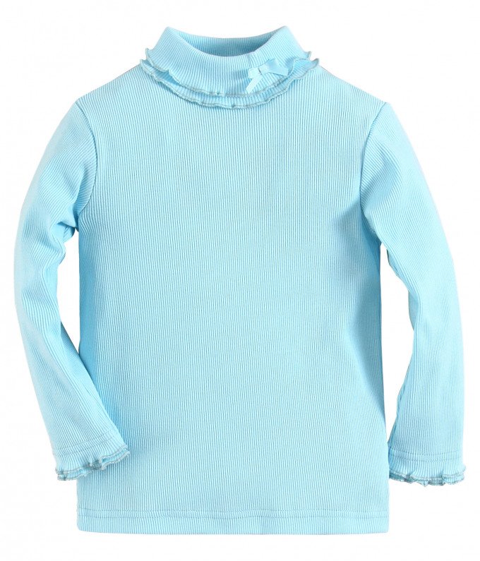 Фото - чудовий ніжно-блакитний гольф для дівчинки ціна 170 грн. за штуку - Леопольд