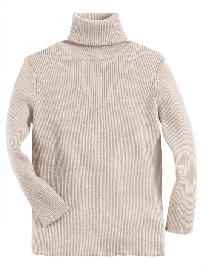 Фото - красивый светло-бежевый трикотажный гольфик унисекс цена 290 грн. за штуку - Леопольд