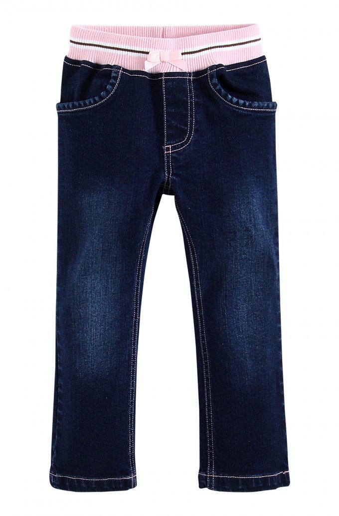 Фото - модні джинси для дівчинки ціна 385 грн. за штуку - Леопольд