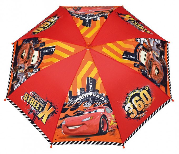 Фото - красочный зонт с тачками для мальчика цена 225 грн. за штуку - Леопольд