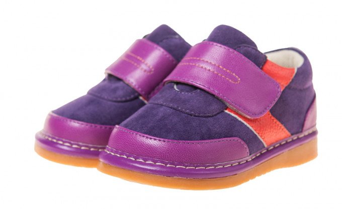Фото - яскраві комбіновані туфельки для дівчинки ціна 530 грн. за пару - Леопольд