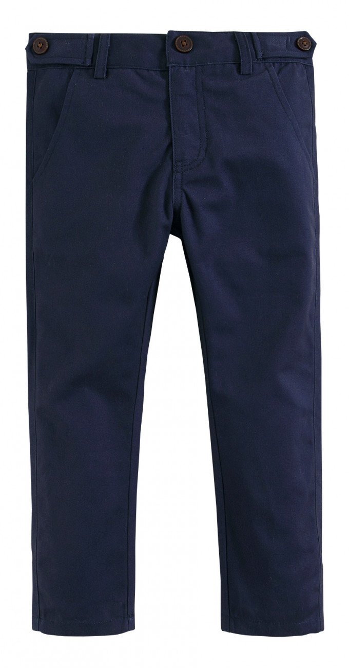 Фото - темно-синие прямые штанишки для мальчика цена 365 грн. за штуку - Леопольд