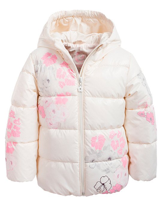 Фото - весняна курточка молочного кольору для дівчинки ціна 765 грн. за штуку - Леопольд