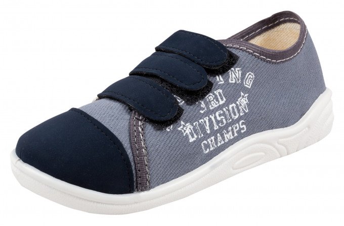 Фото - серые с темно-синим модные кеды для мальчика цена 210 грн. за пару - Леопольд
