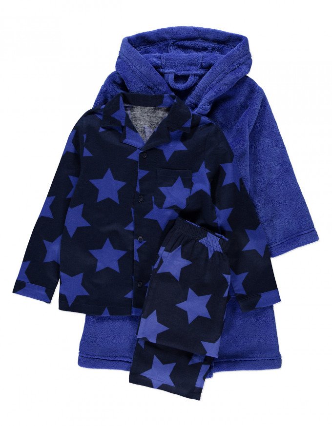 Фото - отличный комплект пижамка и халат для мальчика цена 585 грн. за комплект - Леопольд