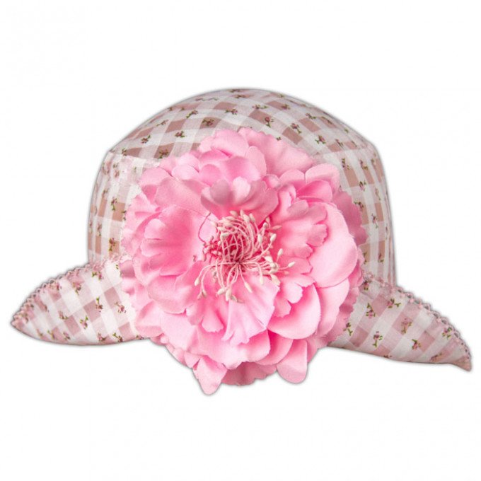 Фото - очаровательная панамка с розовым цветком цена 160 грн. за штуку - Леопольд