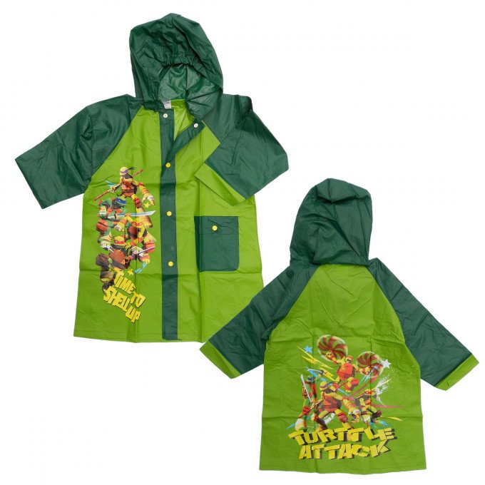 Фото - плащ-дождевик с черепашками-нинзя для мальчика цена 215 грн. за штуку - Леопольд