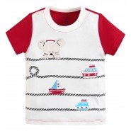 Картинка, красива футболочка "Мишка-моряк" для хлопчика